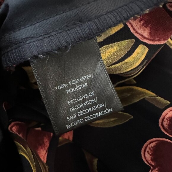 Ann Taylor Floral Wide Leg Trousers Pants Slacks Women's size 6 - Picture 5 of 8